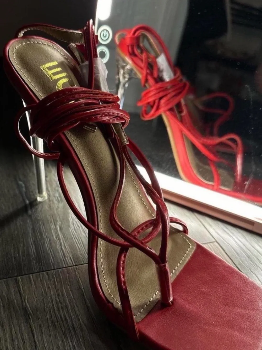 Wrap-Around Stiletto Sandals